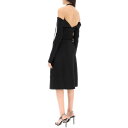 【15,000円以上1,000円OFF!!】 FERRAGAMO フェラガモ ブラック Nero Salvatore ferragamo knit midi dress with gancini buckle ドレス レディース 春夏2023 1116680759663 【関税・送料無料】【ラッピング無料】 ik