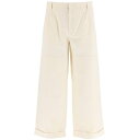  ETRO エトロ ホワイト Bianco Etro wide leg pants パンツ メンズ 春夏2023 1W780 9241  ik