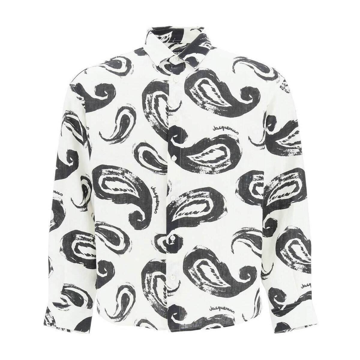 JACQUEMUS ジャックムス Nero Jacquemus 'la chemise simon' linen shirt シャツ メンズ 春夏2023 216SH001 1050 【関税・送料無料】【ラッピング無料】 ikのサムネイル