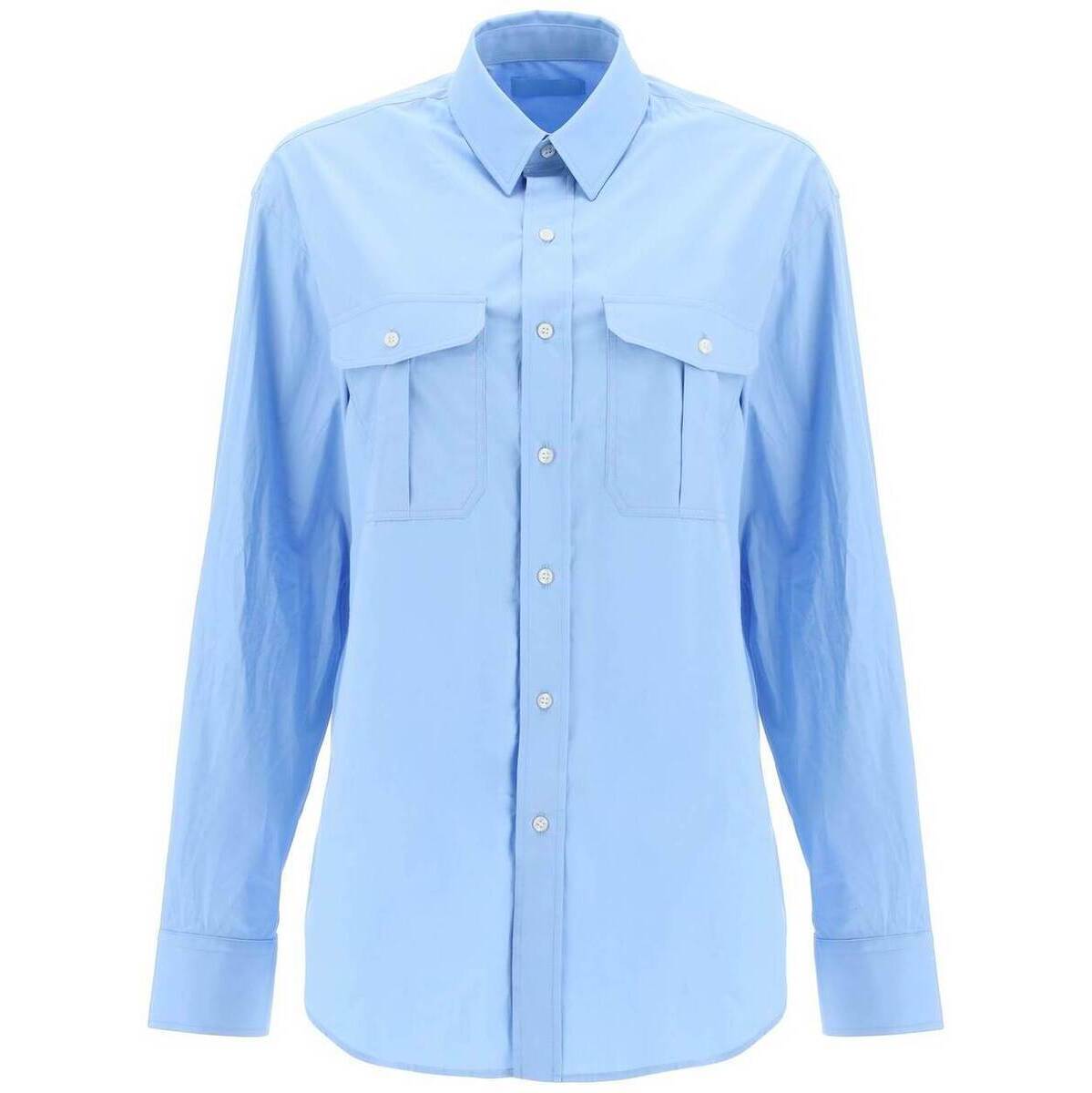 WARDROBE ブルー Blu Wardrobe.nyc oversized shirt シャツ レディース 春夏2023 W5002R03 【関税・送料無料】【ラッピング無料】 ikのサムネイル