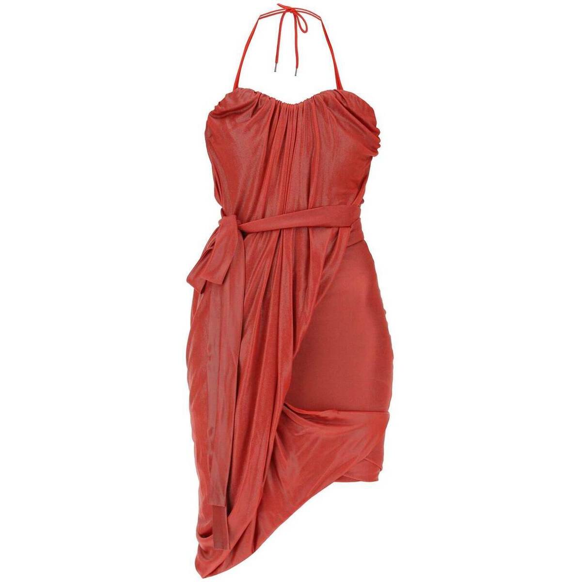 VIVIENNE WESTWOOD ヴィヴィアン ウエストウッド レッド Rosso Vivienne westwood 039 cloud 039 draped mini dress ドレス レディース 春夏2023 1102000GJ001RSW 【関税 送料無料】【ラッピング無料】 ik