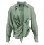 JACQUEMUS ジャックムス グリーン Verde Jacquemus 'bahia' tied-sash blouse トップス レディース 春..