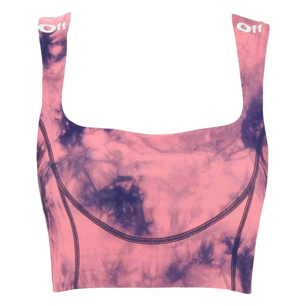 楽天BRANDSHOP・クラージュ楽天市場店OFF WHITE オフホワイト マルチカラー Colori misti Off-white tie dye sports bra アンダーウェア レディース 秋冬2022 OWVO054F22JER002 【関税・送料無料】【ラッピング無料】 ik