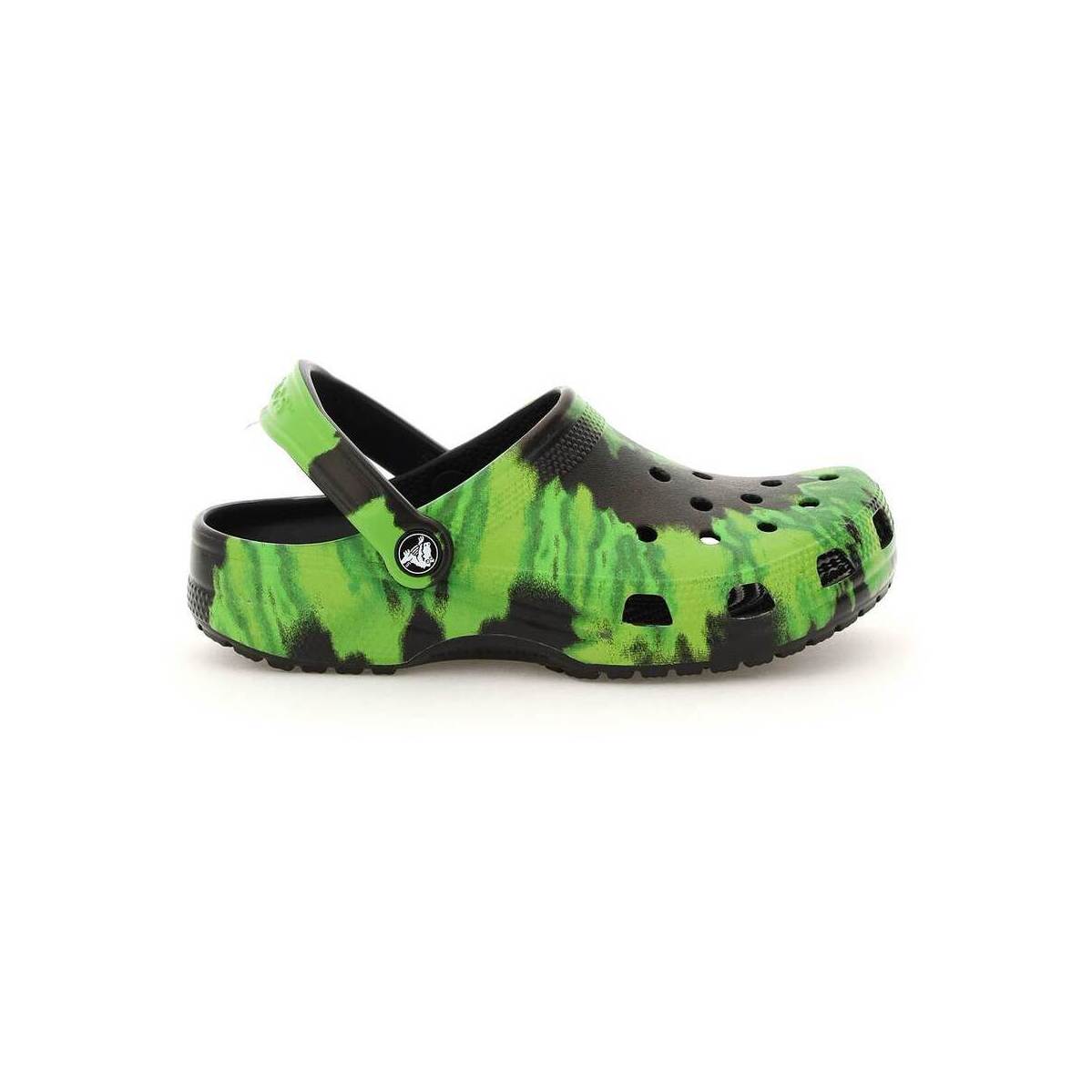 CROCS クロックス Colori misti Crocs slipper classic tie dye graphic clog サンダル レディース 秋冬2021 205453