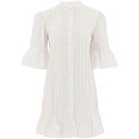 SEE BY CHLOE シーバイクロエ ホワイト Bianco See by chloe bell sleeve shirt dress in organic cotton ドレス レディース 春夏2023 CHS23URO15020 【関税・送料無料】【ラッピング無料】 ik