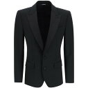 ドルチェ&ガッバーナ DOLCE&GABBANA ドルチェ&ガッバーナ ブラック Nero Dolce & gabbana single-breasted tuxedo jacket ジャケット メンズ 秋冬2023 G2PQ4T GG150 【関税・送料無料】【ラッピング無料】 ik