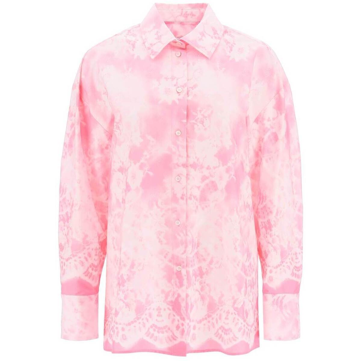 ꥯݥ桪 MSGM २ ԥ Rosa Msgm oversized shirt with all-over print  ǥ ղ2023 3442MDE21 237351 ڴǡ̵ۡڥåԥ̵ ik