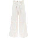 【0の付く日ポイント4倍】 DION LEE ディオンリー ホワイト Bianco Dion lee oversized parachute pants パンツ レディース 春夏2023 C2131S23 【関税 送料無料】【ラッピング無料】 ik