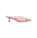 【15,000円以上1,000円OFF!!】 MIU MIU ミュウ ミュウ ピンク Rosa Miu miu plexi & leather mules サンダル レディース 春夏2023 5I897D 3LLU 【関税・送料無料】【ラッピング無料】 ik