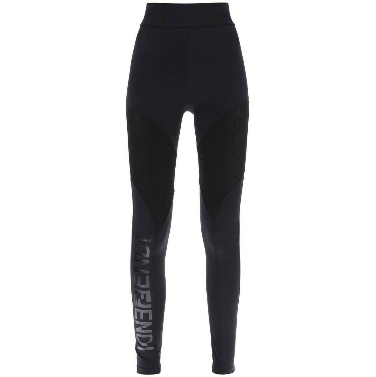 FENDI フェンディ ブラック Nero Fendi fendi mirror gym leggings アンダーウェア レディース 秋冬202..