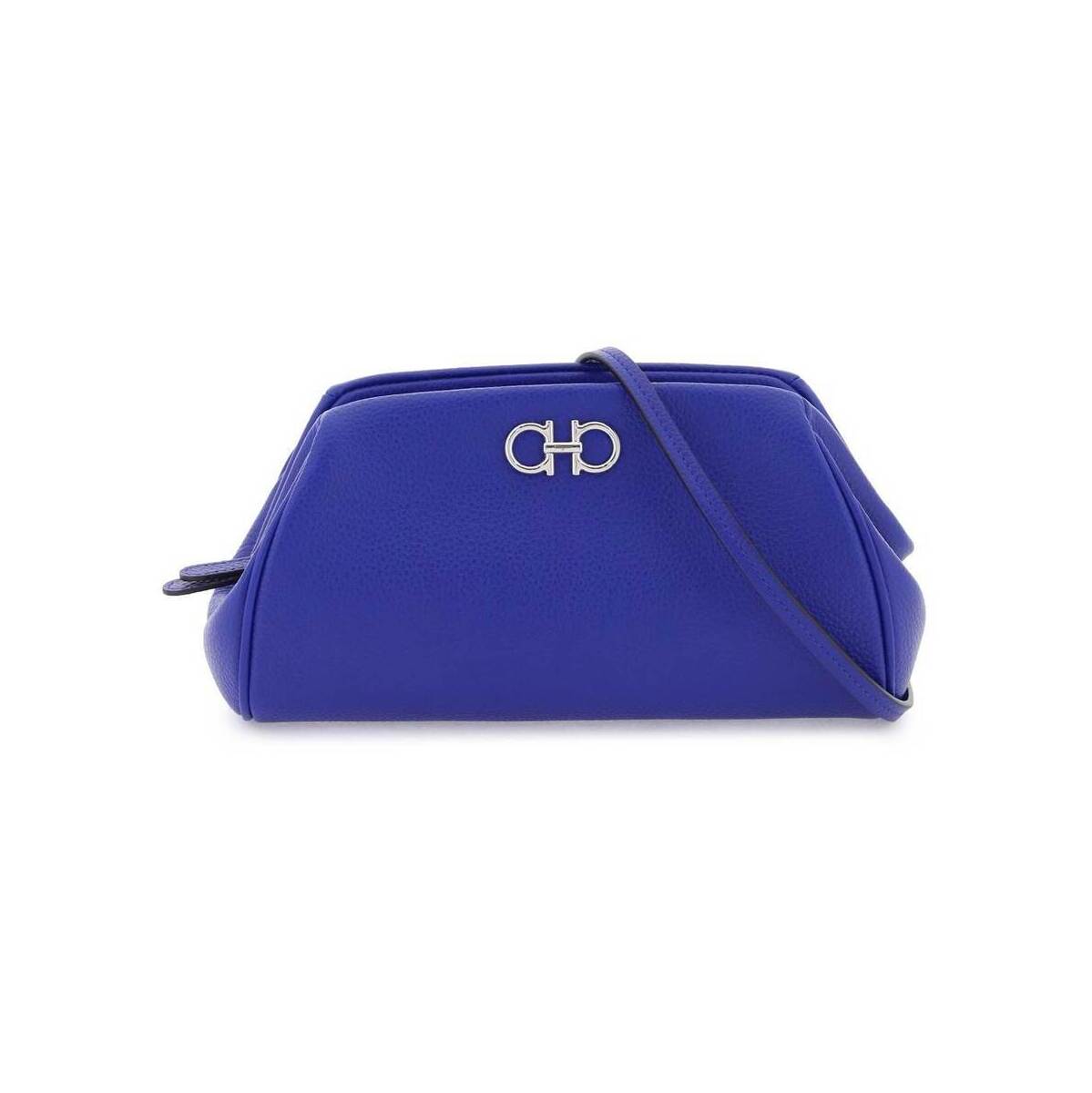 クラッチバッグ 【0のつく日は全商品ポイント4倍】 FERRAGAMO フェラガモ ブルー Blu Salvatore ferragamo gancini clutch クラッチバッグ レディース 秋冬2023 2129680762722 【関税・送料無料】【ラッピング無料】 ik