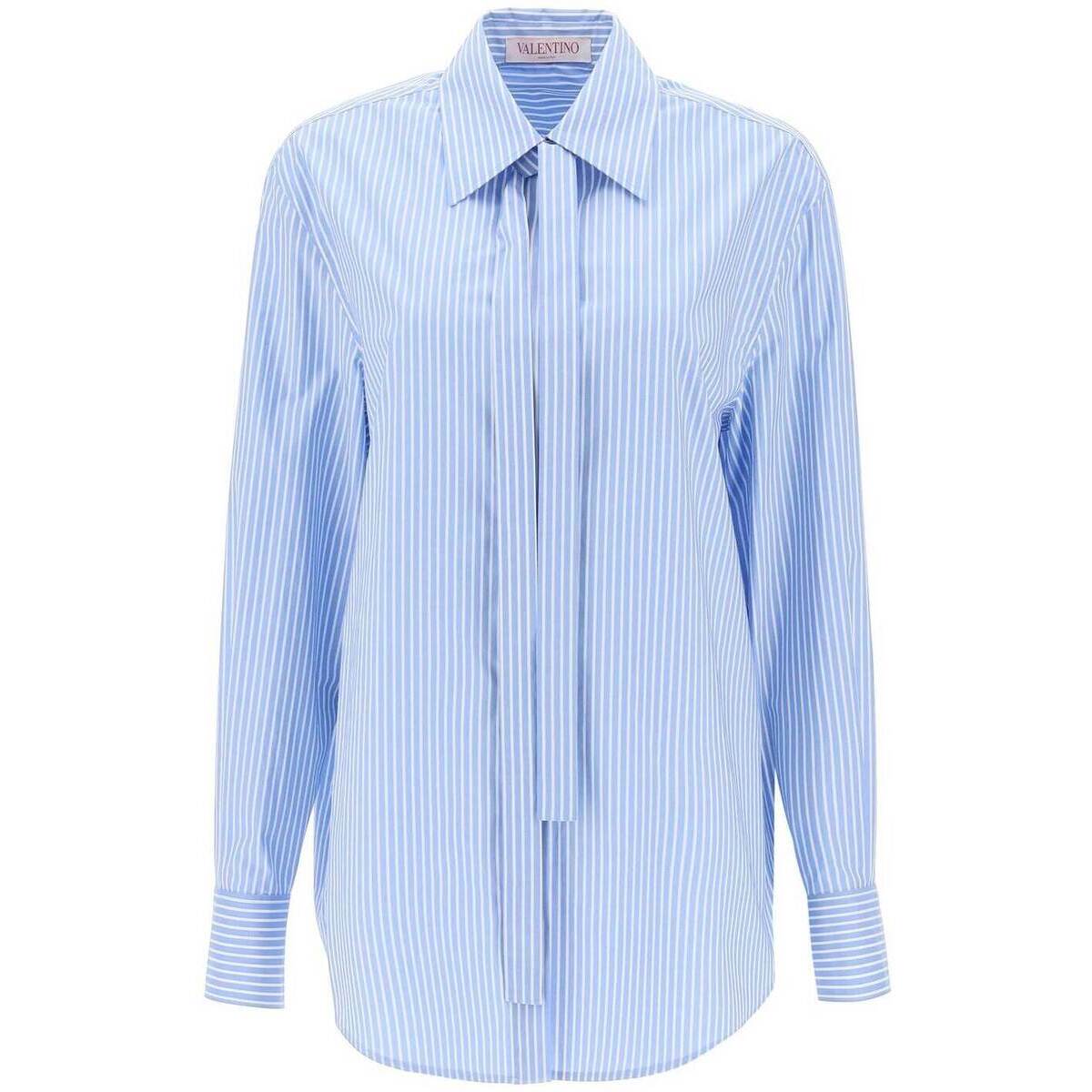 VALENTINO GARAVANI ヴァレンティノ ガラヴァーニ マルチカラー Colori misti Valentino garavani striped poplin shirt シャツ レディース 秋冬2023 3B3AB5127Y7 【関税・送料無料】【ラッピング無料】 ikのサムネイル
