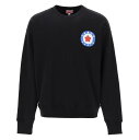 ケンゾー トレーナー メンズ 【15,000円以上ご購入で1,000円OFF！】 KENZO ケンゾー ブラック Nero Kenzo crew-neck sweatshirt with kenzo target print トレーナー メンズ 秋冬2023 FD65SW0734MF 【関税・送料無料】【ラッピング無料】 ik