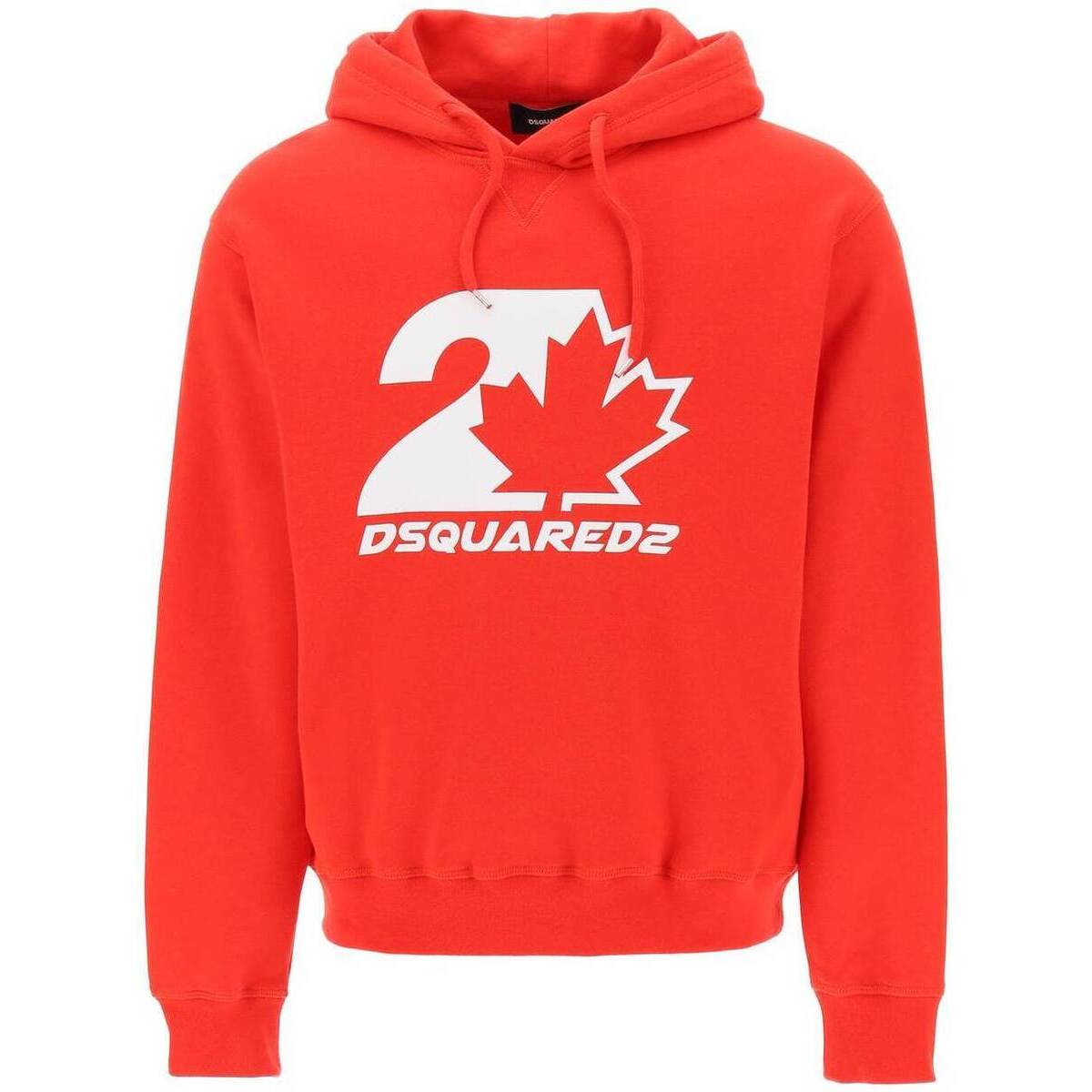 DSQUARED2 ǥ å Rosso Dsquared2 printed hoodie ȥ졼ʡ  2023 S74GU0728 S25516 ڴǡ̵ۡڥåԥ̵ ik