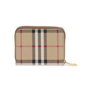 【15,000円以上1,000円OFF!!】 BURBERRY バーバリー ベージュ Beige Burberry zip-around check wallet 財布 レディース 秋冬2023 8070600 【関税・送料無料】【ラッピング無料】 ik