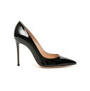 【15,000円以上1,000円OFF!!】 GIANVITO ROSSI ジャンヴィトロッシ ブラック Nero Gianvito rossi patent leather pumps パンプス レディース 秋冬2023 G28470 15RIC VER 【関税・送料無料】【ラッピング無料】 ik