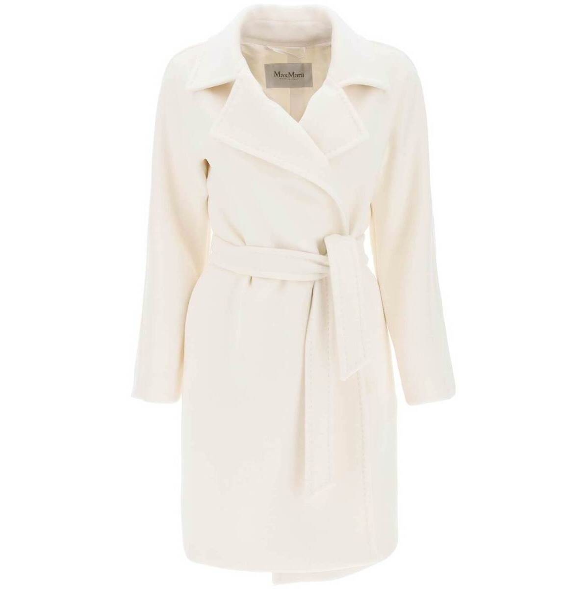 マックスマーラ コート レディース MAX MARA マックス マーラ ホワイト Bianco Max mara 'estella' virgin wool and cashmere coat コート レディース 秋冬2023 ESTELLA 【関税・送料無料】【ラッピング無料】 ik