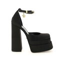 【15,000円以上1,000円OFF!!】 VERSACE ヴェルサーチ ブラック Nero Versace medusa aevitas double platform pumps パンプス レディース 秋冬2023 1002005 DRA67 【関税・送料無料】【ラッピング無料】 ik