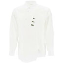 ラコステ 【15,000円以上1,000円OFF!!】 COMME DES GARCONS コム デ ギャルソン ホワイト Bianco Comme des garcons shirt x lacoste bias-cut shirt シャツ メンズ 秋冬2023 FL B002 W23 【関税・送料無料】【ラッピング無料】 ik