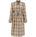 【15,000円以上1,000円OFF!!】 BURBERRY バーバリー ベージュ Beige Burberry check trench coat コート レディース 秋冬2023 8072716 【関税・送料無料】【ラッピング無料】 ik