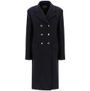 MIU MIU ミュウ ミュウ ブルー Blu Miu miu double-breasted virgin wool coat コート レディース 秋冬2023 MS1966 12U5 【関税・送料無料】【ラッピング無料】 ik