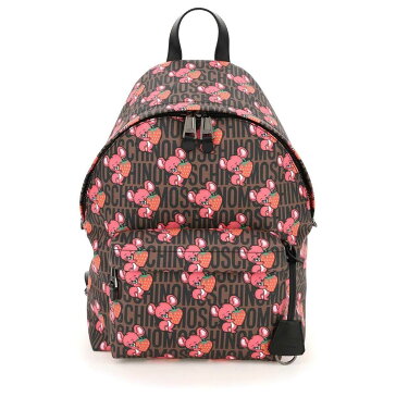 MOSCHINO モスキーノ Colori misti Moschino illustrated animals backpack バックパック メンズ 秋冬2022 A7610 8222 【関税・送料無料】【ラッピング無料】 ik