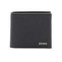 【15,000円以上ご購入で1,000円OFF！】 ZEGNA ゼニア ブラック Nero Zegna leather bifold wallet 財布 メンズ 秋冬2023 LHCVM E1779Z 【関税・送料無料】【ラッピング無料】 ik