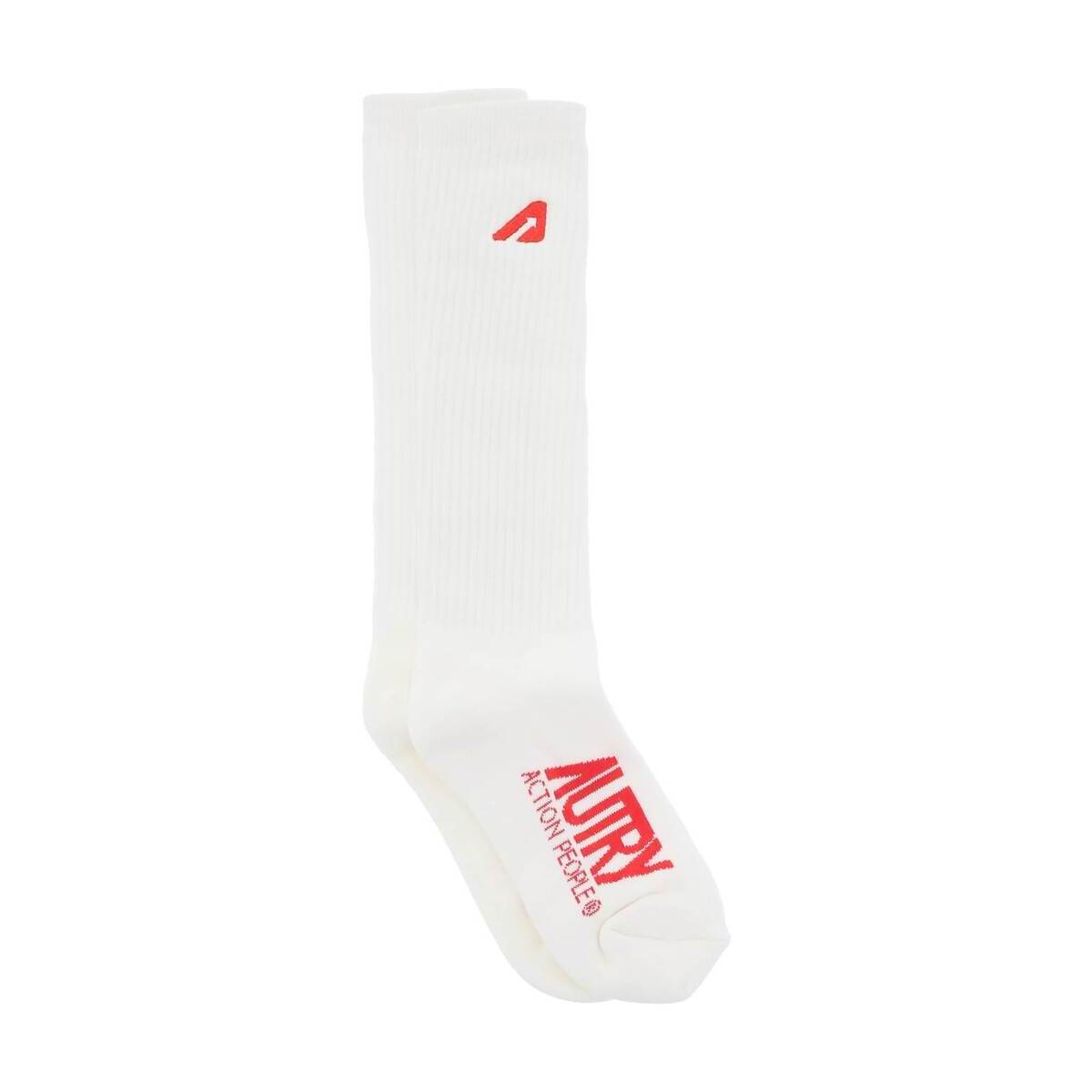 AUTRY ホワイト Bianco Autry ease socks ソックス レディース 秋冬20 ...