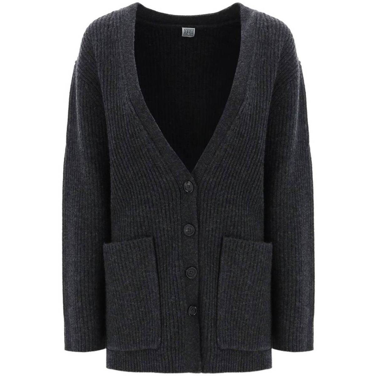 TOTEME トーテム グレー Grigio Toteme ribbed-wool knit maxi cardigan ニットウェア レディース 秋冬2023 234 WRTWTP162 YA0007 【関税・送料無料】【ラッピング無料】 ikのサムネイル