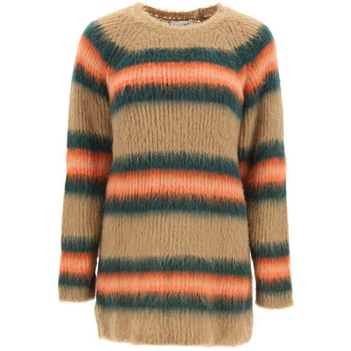 【楽天スーパーSALE対象商品】【2000円OFF!!】 KENZO ケンゾー Colori misti Kenzo striped long sweater トレーナー レディース 秋冬2021 FB62RO6153CH ik