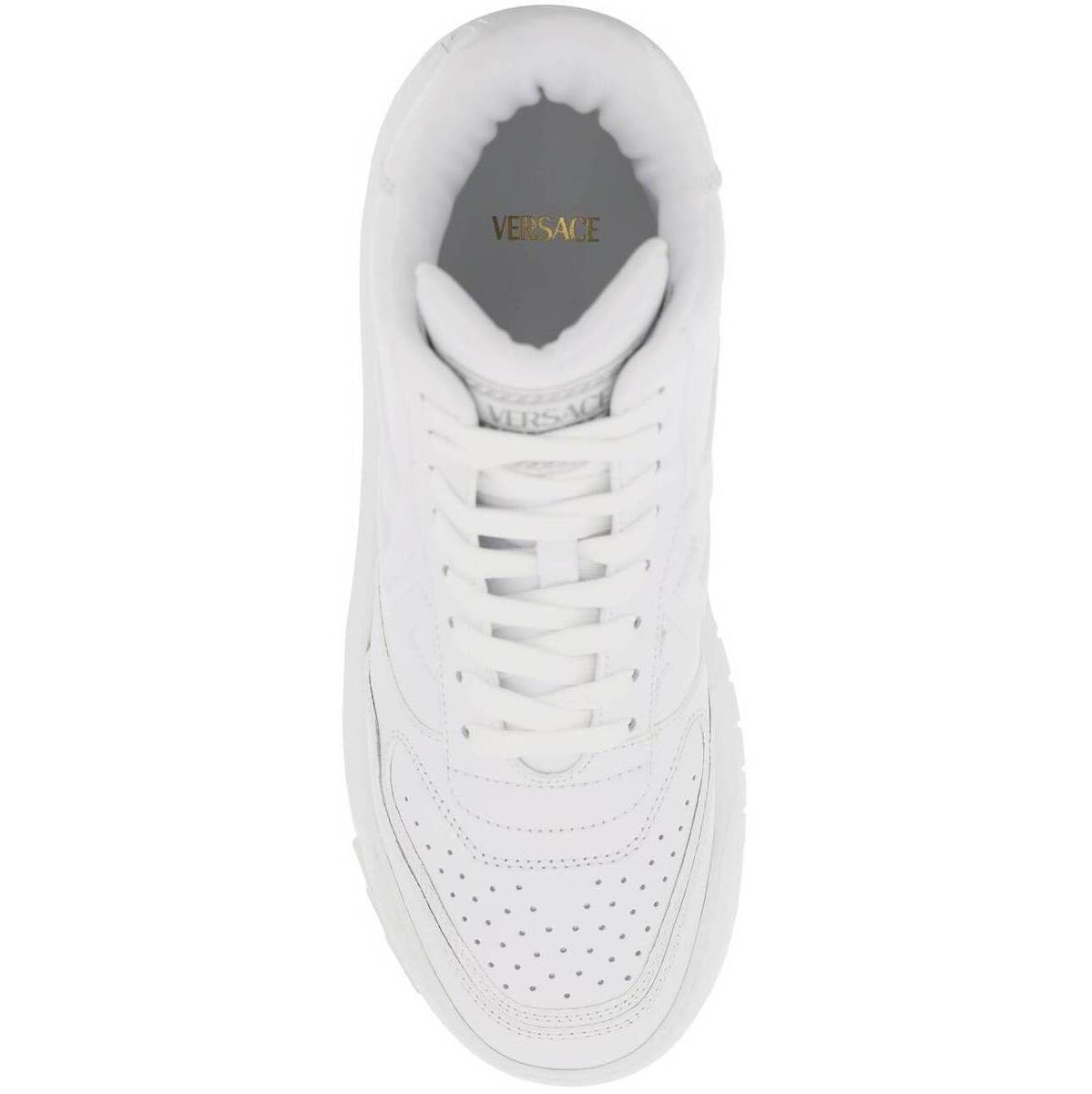 【本日5の付く日ポイント4倍!】 VERSACE ヴェルサーチ ホワイト Bianco Versace odissea sneakers スニーカー メンズ 秋冬2023 1011349 1A05873 【関税・送料無料】【ラッピング無料】 ik