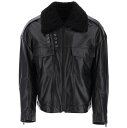 DOLCE&GABBANA ドルチェ&ガッバーナ ブラック Nero Dolce & gabbana leather-and-fur biker jacket ジャケット メンズ 秋冬2023 G9APUL HULTK 【関税・送料無料】【ラッピング無料】 ik