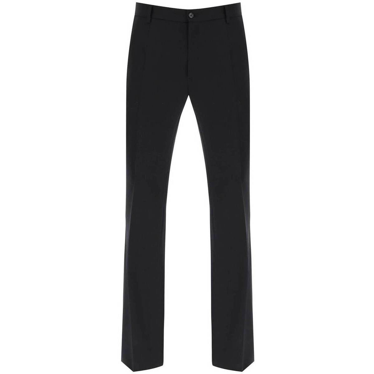 【土日限定クーポン配布中！】 DOLCE&GABBANA ドルチェ&ガッバーナ ブラック Nero Dolce & gabbana flared tailoring pants パンツ メンズ 秋冬2023 GZ25AT FU21E 【関税・送料無料】【ラッピング無料】 ik