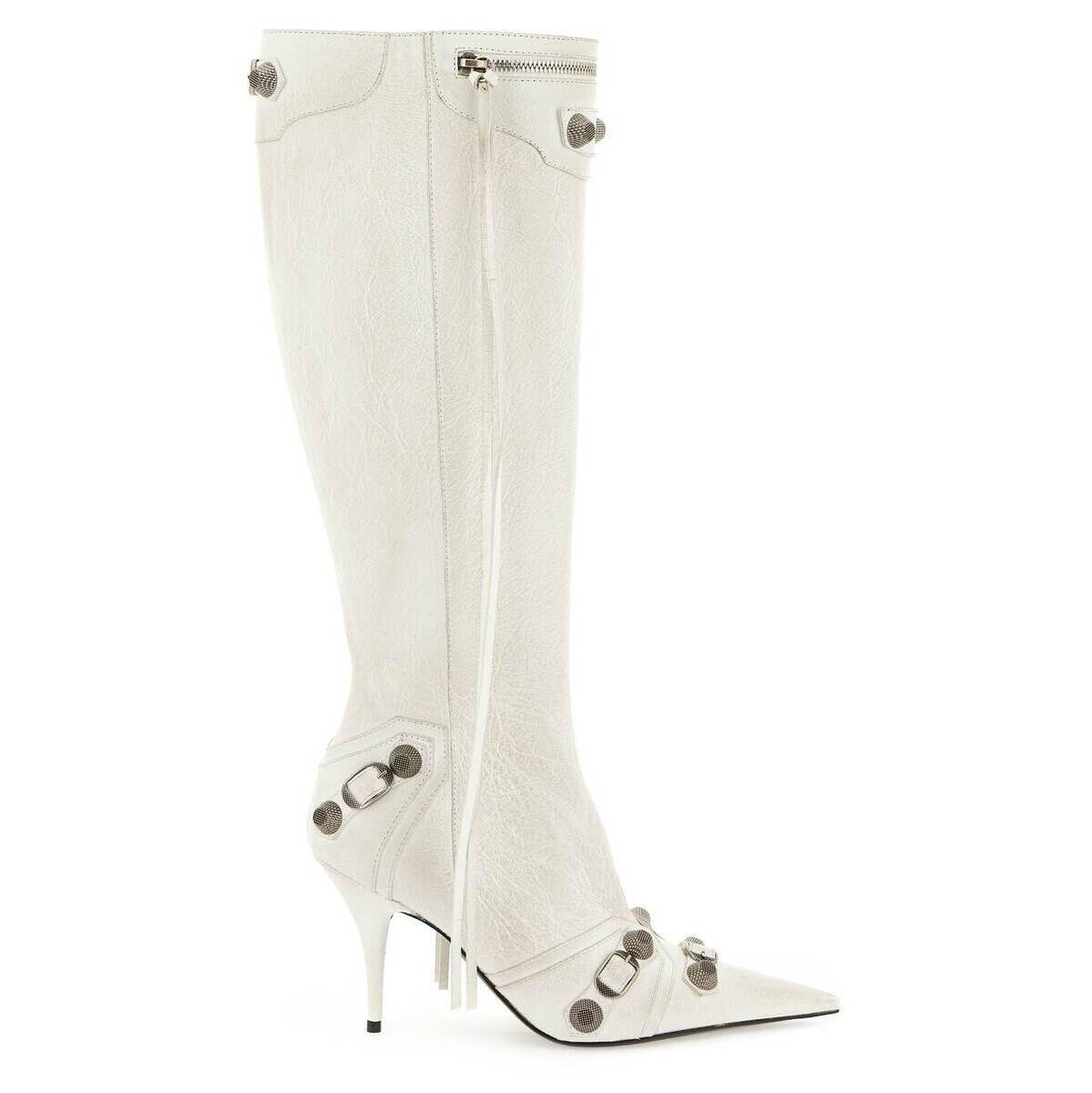 BALENCIAGA バレンシアガ ホワイト Bianco Balenciaga cagole boots ブーツ レディース 秋冬2023 694395 WAD4E 【関税・送料無料】【ラッピング無料】 ik