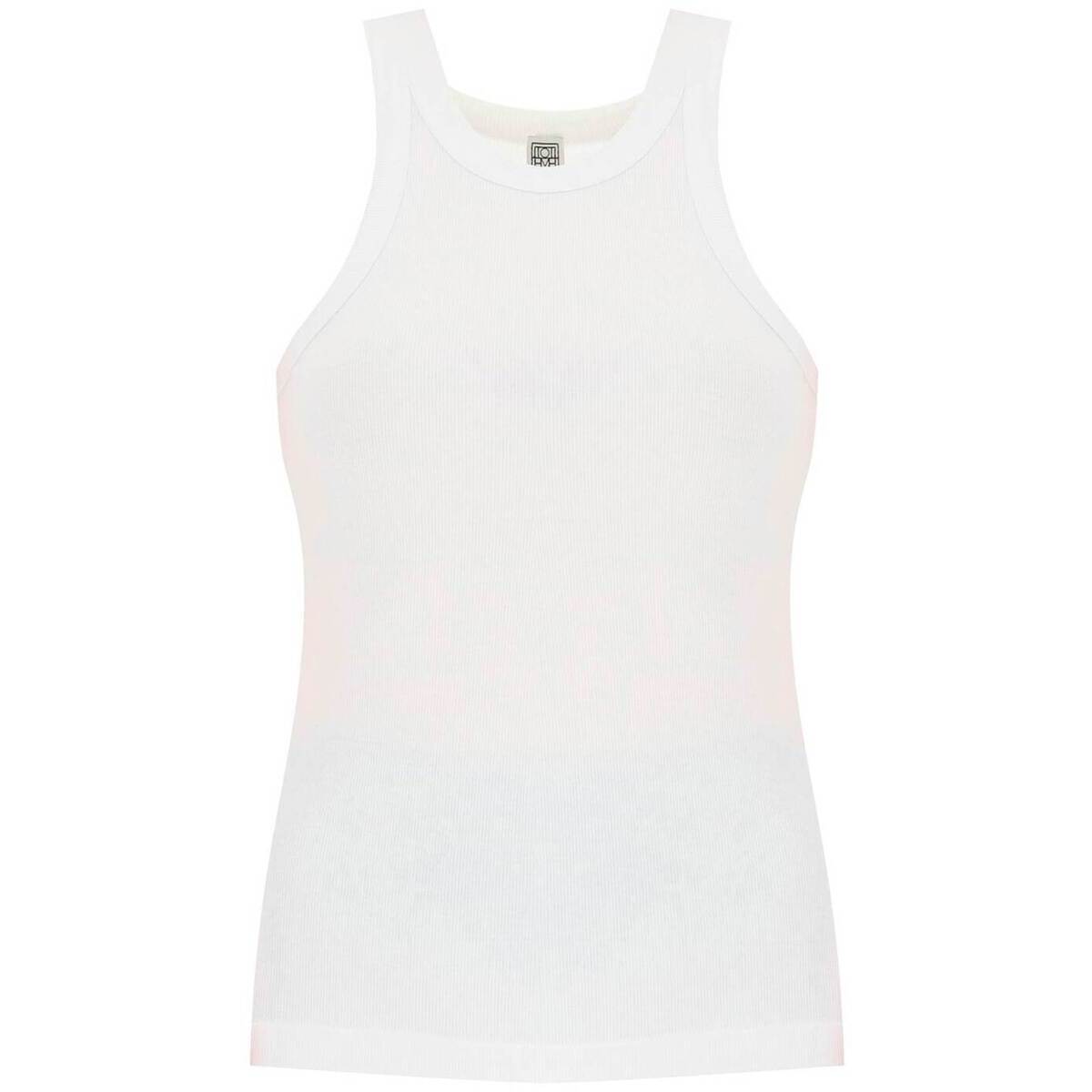 TOTEME ȡƥ ۥ磻 Bianco Toteme curved rib tank top ȥåץ ǥ ղ2024 211 437 772 ڴǡ̵ۡڥåԥ̵ ik