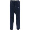 【15,000円以上ご購入で1,000円OFF！】 MAISON KITSUNE メゾン キツネ ブルー Blu Maison kitsune wide leg jeans デニム メンズ 秋冬2023 LM01104WW0081 【関税・送料無料】【ラッピング無料】 ik