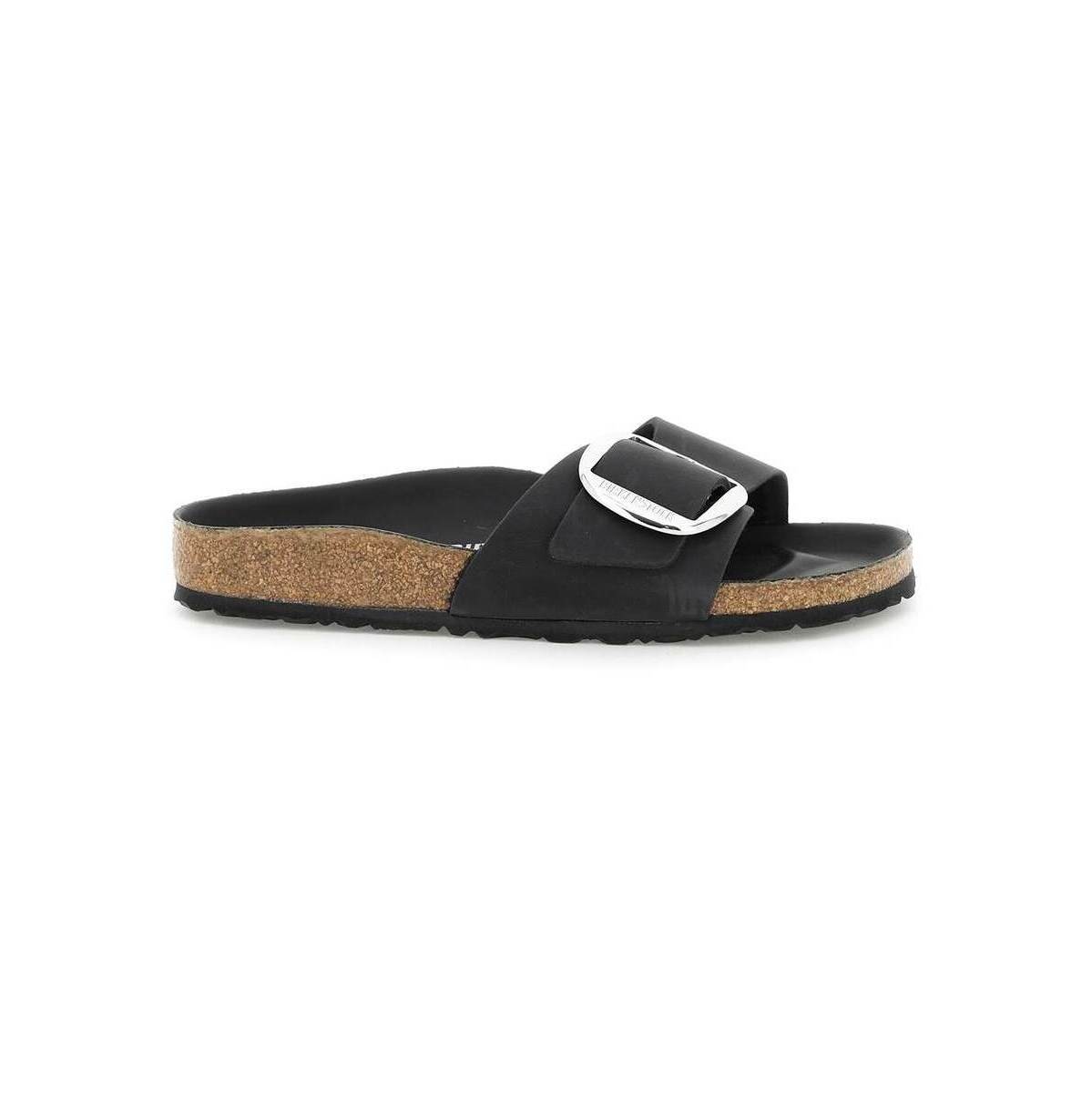 BIRKENSTOCK ビルケンシュトック ブラック Nero Birkenstock madrid big buckle slides サンダル レディース 春夏2024 1006523 【関税・送料無料】【ラッピング無料】 ik