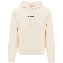 JIL SANDER ジル サンダー ホワイト Bianco Jil sander hoodie with logo print トレーナー メンズ 春夏2024 J47GU0002 J20010 【関税・送料無料】【ラッピング無料】 ik