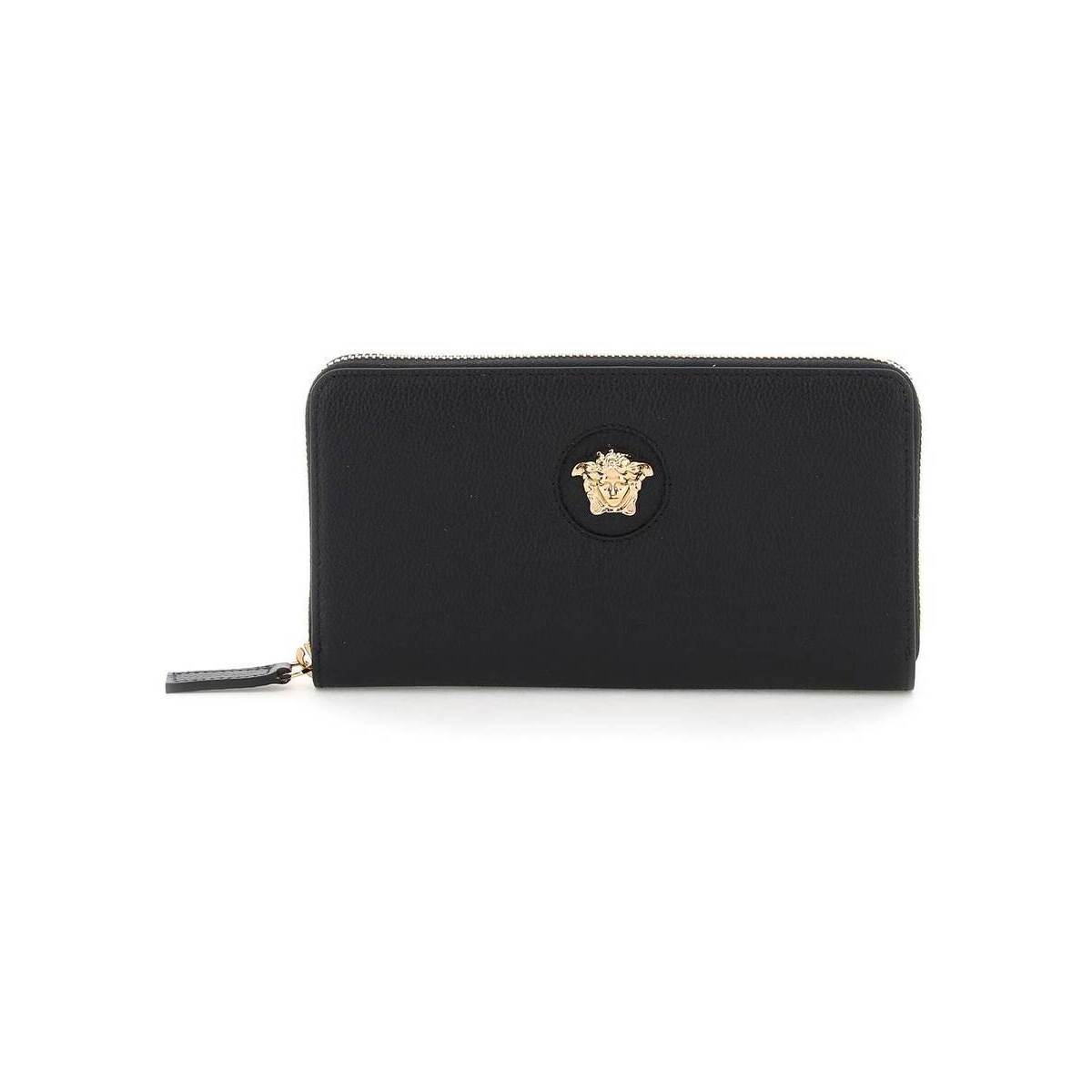 ヴェルサーチェ 財布（レディース） VERSACE ヴェルサーチ ブラック Nero Versace la medusa wallet 財布 レディース 春夏2024 DPDI056 DVIT4T 【関税・送料無料】【ラッピング無料】 ik