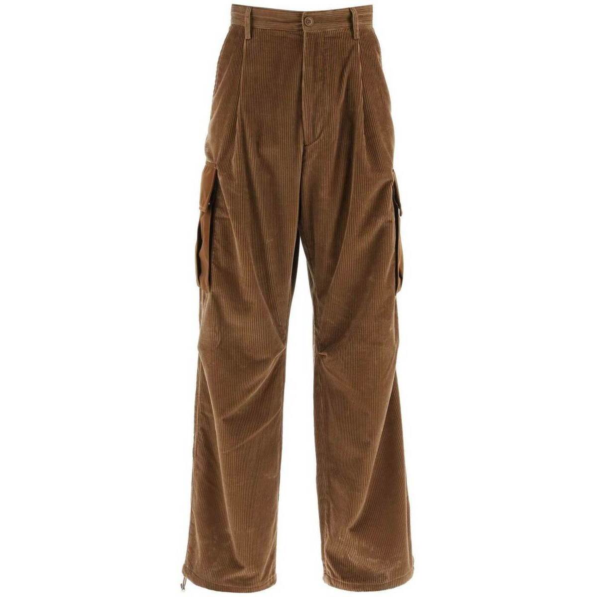 MONCLER モンクレール ブラウン Marrone Moncler basic corduroy cargo pants パンツ メンズ 秋冬2023 2A000 30 549UU 【関税・送料無料】【ラッピング無料】 ik