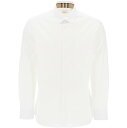 【15,000円以上1,000円OFF!!】 BURBERRY バーバリー ホワイト Bianco Burberry sherfield shirt in stretch cotton シャツ メンズ 春夏2024 8071465 【関税・送料無料】【ラッピング無料】 ik