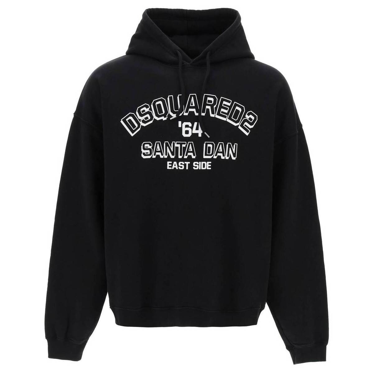 DSQUARED2 ディースクエアード ブラック Nero Dsquared2 hoodie with logo print トレーナー メンズ 春夏2024 S74GU0766 S25539 【関税・送料無料】【ラッピング無料】 ik