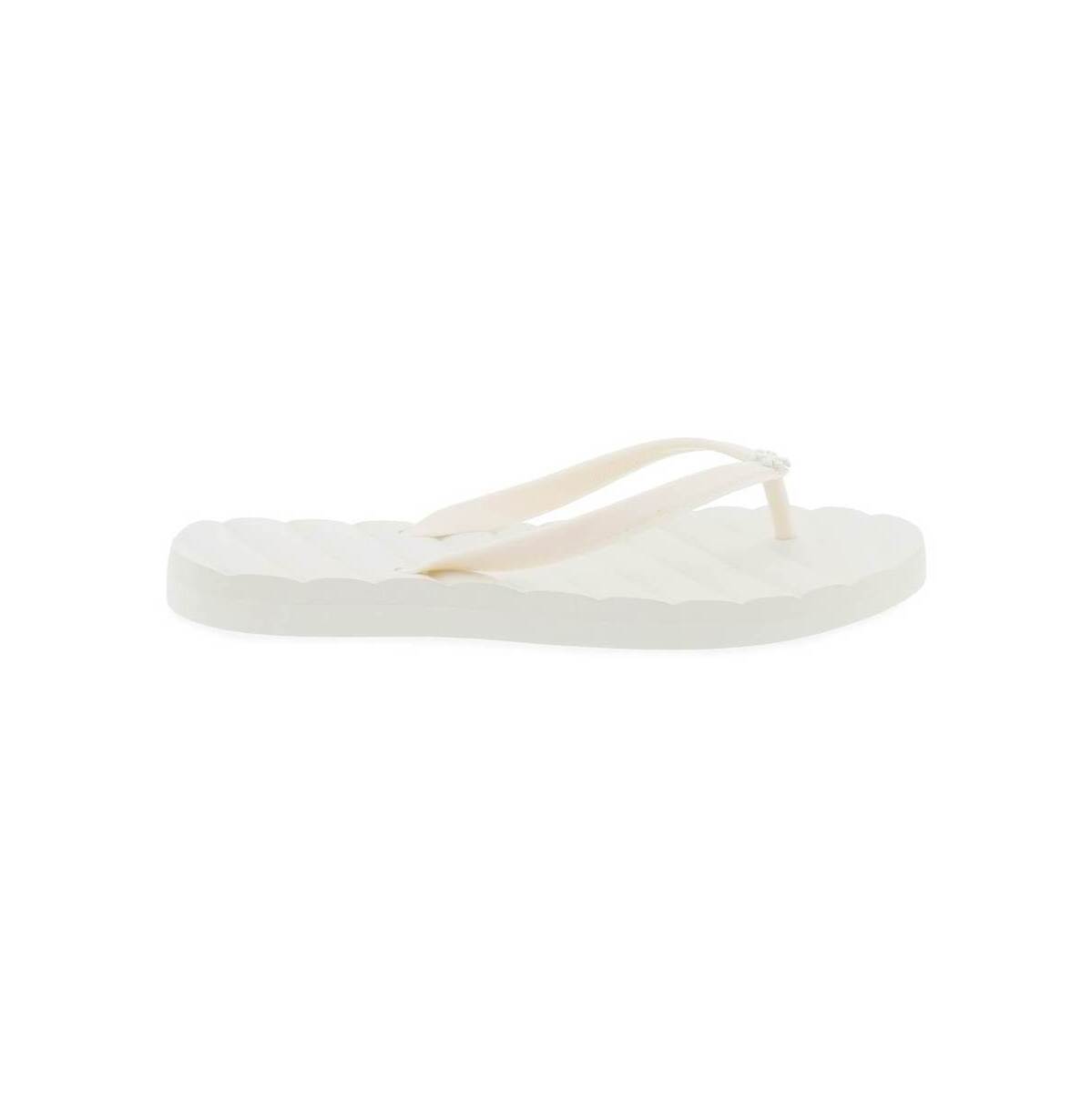 TORY BURCH トリー バーチ ホワイト Bianco Tory burch kira thong slides サンダル レディース 春夏2024 144262 【関税・送料無料】【ラッピング無料】 ik