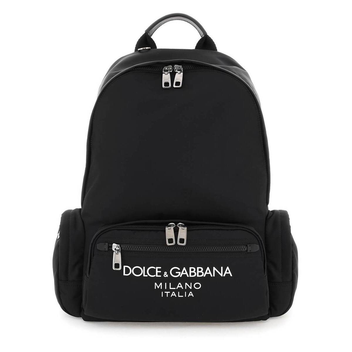 DOLCE&GABBANA ɥ&åС ֥å Nero Dolce &gabbana nylon backpack with logo Хåѥå  ղ2024 BM2197 AG182 ڴǡ̵ۡڥåԥ̵ ik