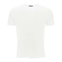 TOM FORD トム フォード ホワイト Bianco Tom ford cottono and lyocell t-shirt Tシャツ メンズ 春夏2024 JCS004 JMT002S23 【関税・送料無料】【ラッピング無料】 ik