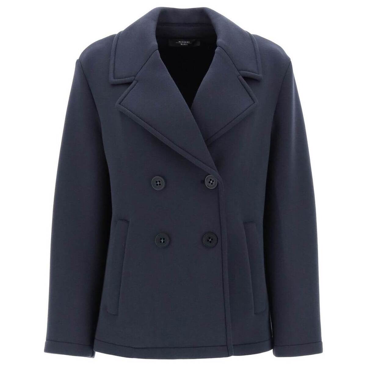 WEEKEND MAX MARA  ޥå ޡ ֥롼 Blu Weekend max mara kaya peacoat in piquet jersey  ǥ ղ2024 KAYA ڴǡ̵ۡڥåԥ̵ ik