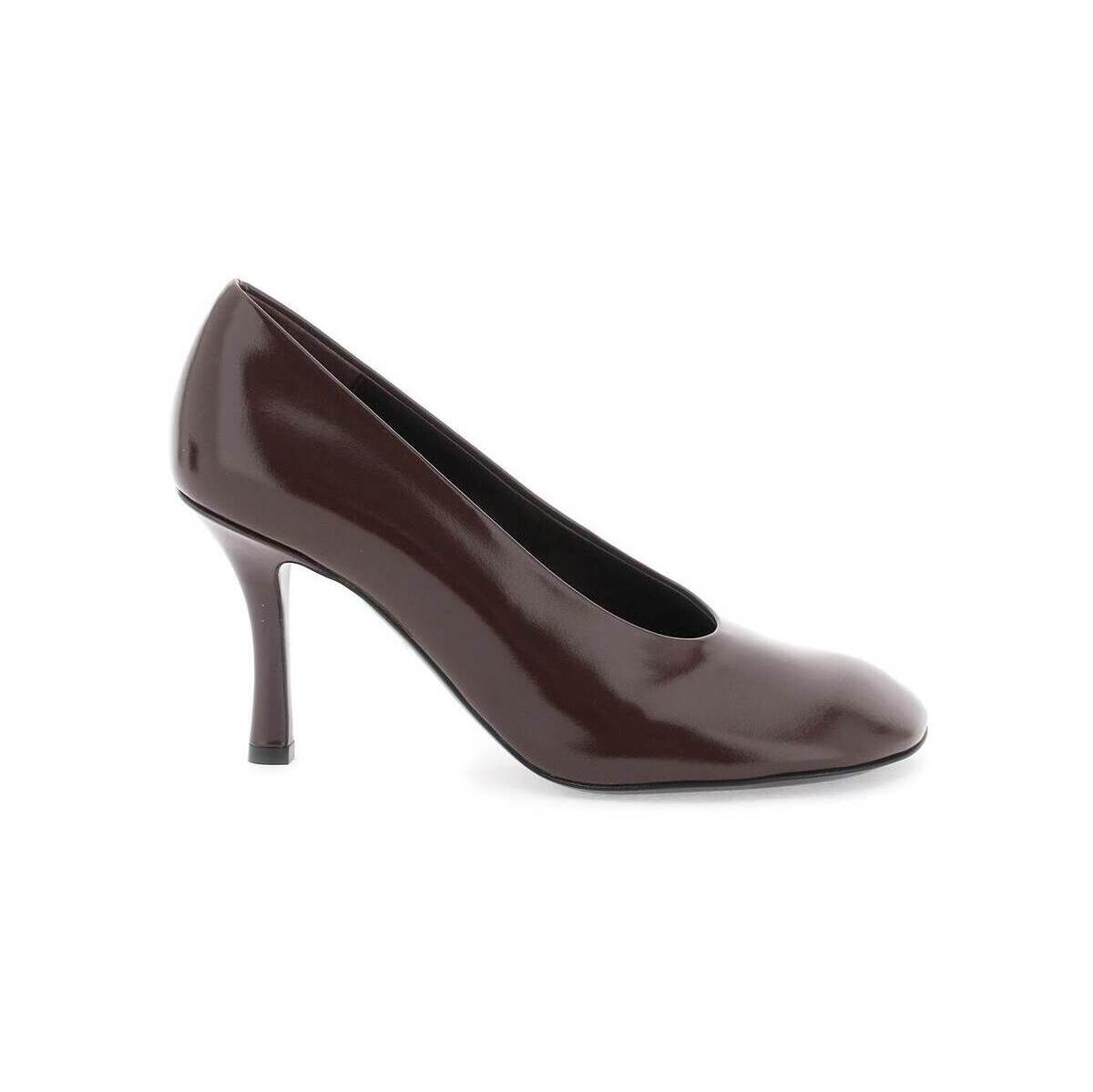 【土日限定クーポン配布中！】 BURBERRY バーバリー ブラック Nero Burberry glossy leather baby pumps パンプス レディース 春夏2024 8079908 【関税・送料無料】【ラッピング無料】 ik