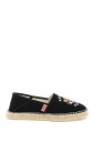 KENZO ケンゾー ブラック Nero Kenzo espadrillas in tela con ricamo logo ローファー メンズ 春夏2024 FE55ES020F81  ik