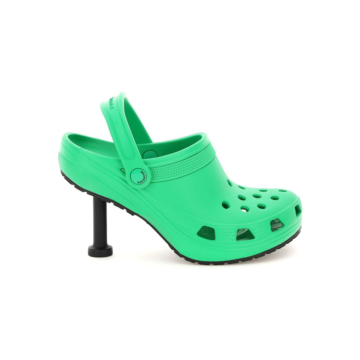 【楽天スーパーSALE対象商品】【3000円OFF!!】 BALENCIAGA バレンシアガ Verde Balenciaga crocs madame sabot サンダル レディース 秋冬2022 677390 W1S8E