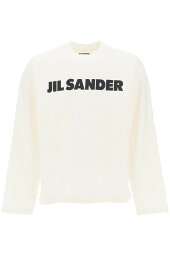 JIL SANDER ジル サンダー ホワイト Bianco Jil sander long-sleeved t-shirt with logo Tシャツ メンズ 春夏2024 J22GC0136 J45148 【関税・送料無料】【ラッピング無料】 ik
